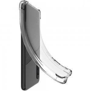 IMAK Shockproof силиконовый защитный чехол для Asus Zenfone 7 ZS670KS прозрачный и защитная пленка