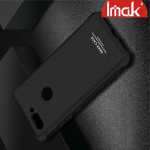 IMAK Shockproof силиконовый защитный чехол для Asus Zenfone Max M2 ZB633KL песочно-черный и защитная пленка