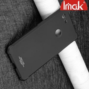 IMAK Shockproof силиконовый защитный чехол для Google Pixel 3 черный и защитная пленка