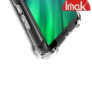 IMAK Shockproof силиконовый защитный чехол для HTC Desire 12 прозрачный и защитная пленка