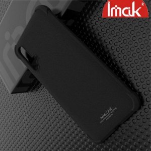 IMAK Shockproof силиконовый защитный чехол для Huawei Nova 5T черный и защитная пленка