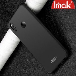 IMAK Shockproof силиконовый защитный чехол для Huawei Honor 8X черный и защитная пленка