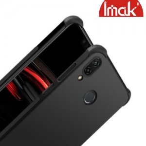 IMAK Shockproof силиконовый защитный чехол для Huawei Nova 3 черный и защитная пленка