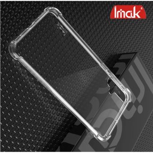 IMAK Shockproof силиконовый защитный чехол для Huawei nova 5 прозрачный и защитная пленка