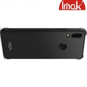 IMAK Shockproof силиконовый защитный чехол для Huawei P Smart Z черный и защитная пленка