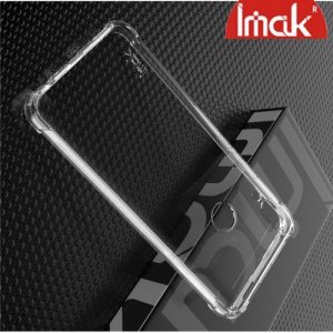 IMAK Shockproof силиконовый защитный чехол для Huawei P Smart Z прозрачный и защитная пленка