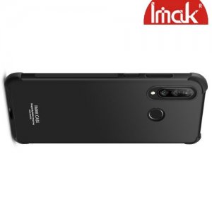 IMAK Shockproof силиконовый защитный чехол для Huawei P30 Lite черный и защитная пленка