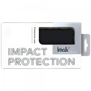 IMAK Shockproof силиконовый защитный чехол для iPhone 11 песочно-черный и защитная пленка