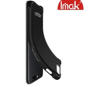 IMAK Shockproof силиконовый защитный чехол для Samsung Galaxy A50 / A30s песочно-черный и защитная пленка
