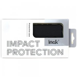 IMAK Shockproof силиконовый защитный чехол для Samsung Galaxy A51 песочно-черный и защитная пленка
