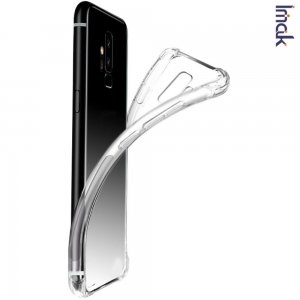 IMAK Shockproof силиконовый защитный чехол для Samsung Galaxy A51 прозрачный и защитная пленка
