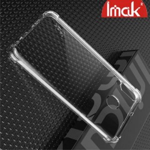 IMAK Shockproof силиконовый защитный чехол для Samsung Galaxy M30 прозрачный и защитная пленка