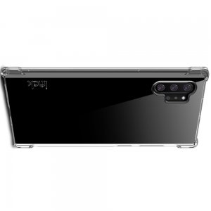 IMAK Shockproof силиконовый защитный чехол для Samsung Galaxy Note 10 Plus / 10+ прозрачный
