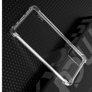 IMAK Shockproof силиконовый защитный чехол для Samsung Galaxy S20 Plus прозрачный и защитная пленка
