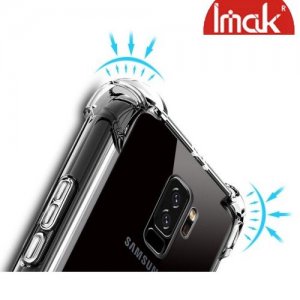 IMAK Shockproof силиконовый защитный чехол для Samsung Galaxy S9 Plus - прозрачный