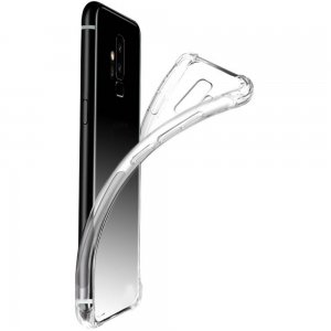 IMAK Shockproof силиконовый защитный чехол для Sony Xperia 5 прозрачный и защитная пленка