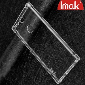 IMAK Shockproof силиконовый защитный чехол для Sony Xperia XA2 Plus прозрачный и защитная пленка