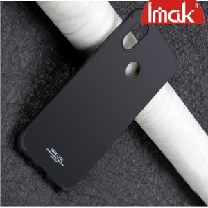 IMAK Shockproof силиконовый защитный чехол для Xiaomi Mi 6x черный и защитная пленка