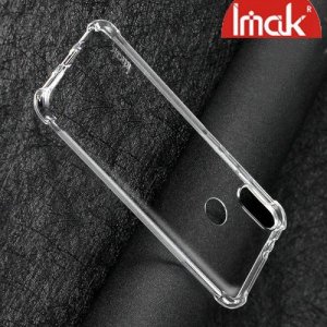 IMAK Shockproof силиконовый защитный чехол для Xiaomi Mi 6X / Mi A2 прозрачный и защитная пленка