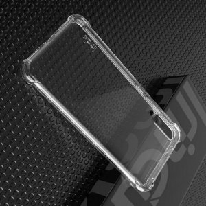 IMAK Shockproof силиконовый защитный чехол для Xiaomi Mi 9 lite прозрачный и защитная пленка