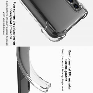 Силиконовый защитный чехол для Xiaomi Poco X3 NFC прозрачный с усиленными углами