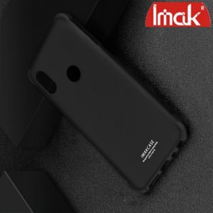 IMAK Shockproof силиконовый защитный чехол для Xiaomi Redmi Note 5 / 5 Pro черный и защитная пленка