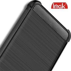 IMAK VEGA Матовый силиконовый чехол для Huawei Honor 20 с противоударными углами черный