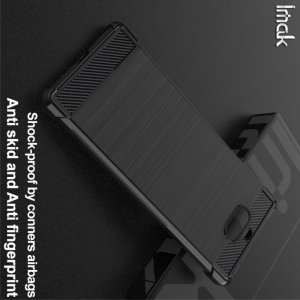 IMAK VEGA Матовый силиконовый чехол для Sony Xperia 20 с противоударными углами черный