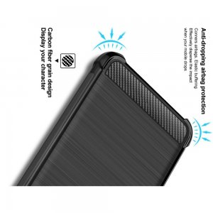 IMAK VEGA Матовый силиконовый чехол для Xiaomi Redmi Note 8 Pro с противоударными углами черный