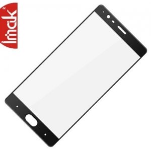 IMAK Закаленное защитное стекло для OnePlus 3 на весь экран - Черный