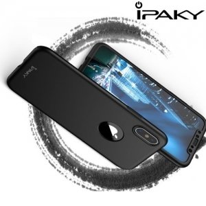 iPaky 360 series чехол для iPhone Xs / X с полной защитой корпуса – Черный