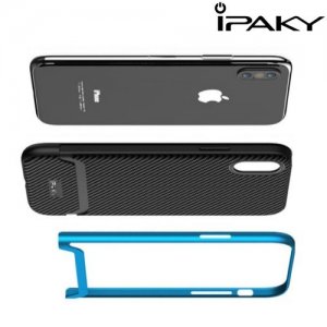 IPAKY Гибридный матовый чехол для iPhone XR - Серый