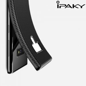 IPAKY Yuyan Series противоударный силиконовый чехол для Samsung Galaxy Note 9 с черной рамкой