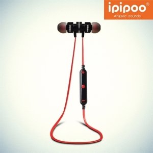 IPIPOO iL93BL беспроводные bluetooth наушники гарнитура с микрофоном - Красный