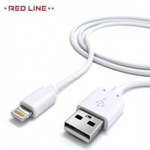 Кабель Lightning для iPhone и iPad Red Line - белый