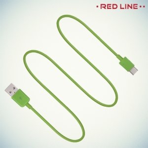 Кабель USB - USB Type-C Зеленый Red Line
