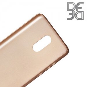 Кейс накладка DF Soft Touch для Xiaomi Redmi 5 Plus - Золотой