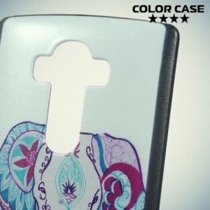 Кейс накладка для LG G4 с рисунком Слон