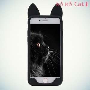 KoKo Cat Силиконовый чехол с ушками для iPhone 8/7