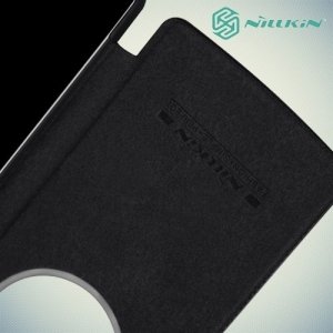 Книжка чехол для LG G4 - Nillkin Qin Черный