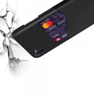 KSQ PU Кожаный Кейс Накладка Чехол для Samsung Galaxy Note 10 и Слот для Карты Черный
