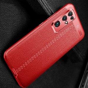 Leather Litchi силиконовый чехол накладка для Huawei Honor 30 - Красный