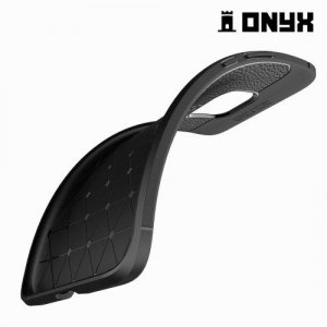 Leather Litchi силиконовый чехол накладка для Huawei Mate 20 Pro - Черный