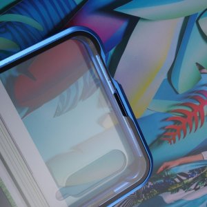 Магнитный Стеклянный Чехол с Металлическим Бампером для Huawei Honor 9X / 9X Premium Синий