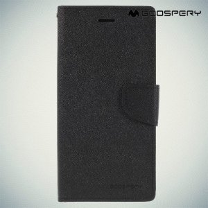 Mercury Goospery Горизонтальный чехол книжка для Sony Xperia XA2 Ultra - Черный