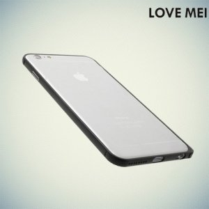 Металлический алюминиевый бампер для iPhone 6S / 6 - Черный