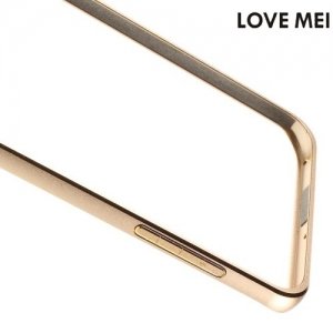 Металлический алюминиевый бампер для Samsung Galaxy S6 Edge Plus - Золотой