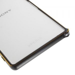 Алюминиевый металлический бампер для Sony Xperia Z3 LoveMei - Серебряный