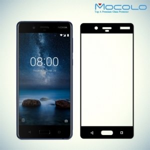 Mocolo Защитное стекло для Nokia 8 на весь экран - Черный
