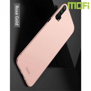 Mofi Slim Armor Матовый жесткий пластиковый чехол для Huawei Honor 20 Pro - Розовое Золото
